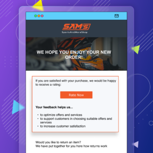 customer reviews post sales