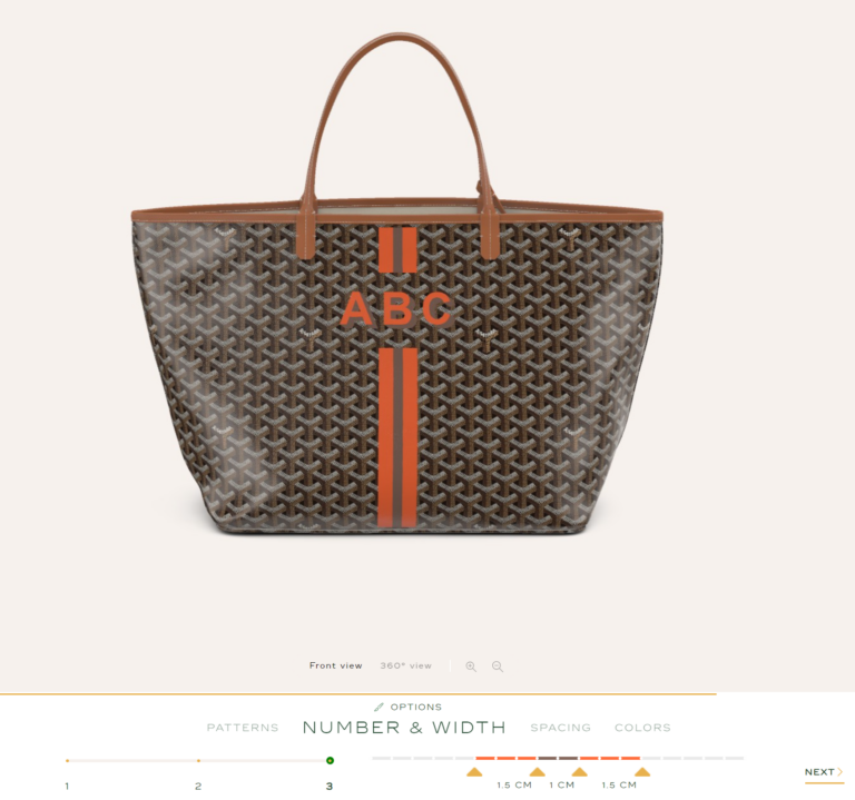 customizing options for luxury bags