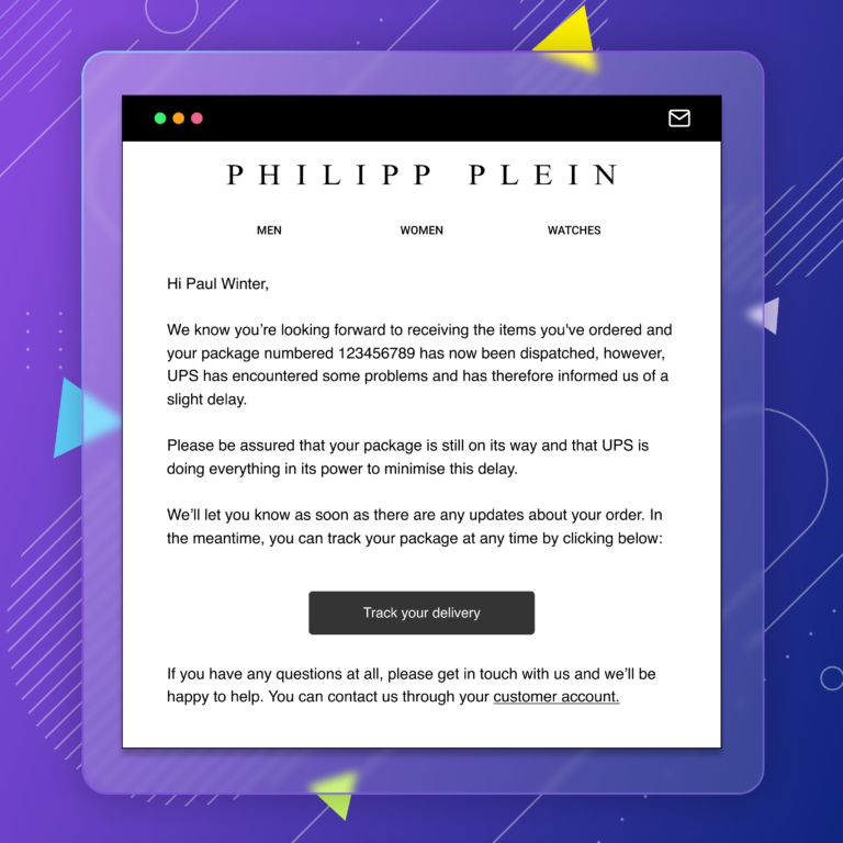 personalized content for customer post purchase