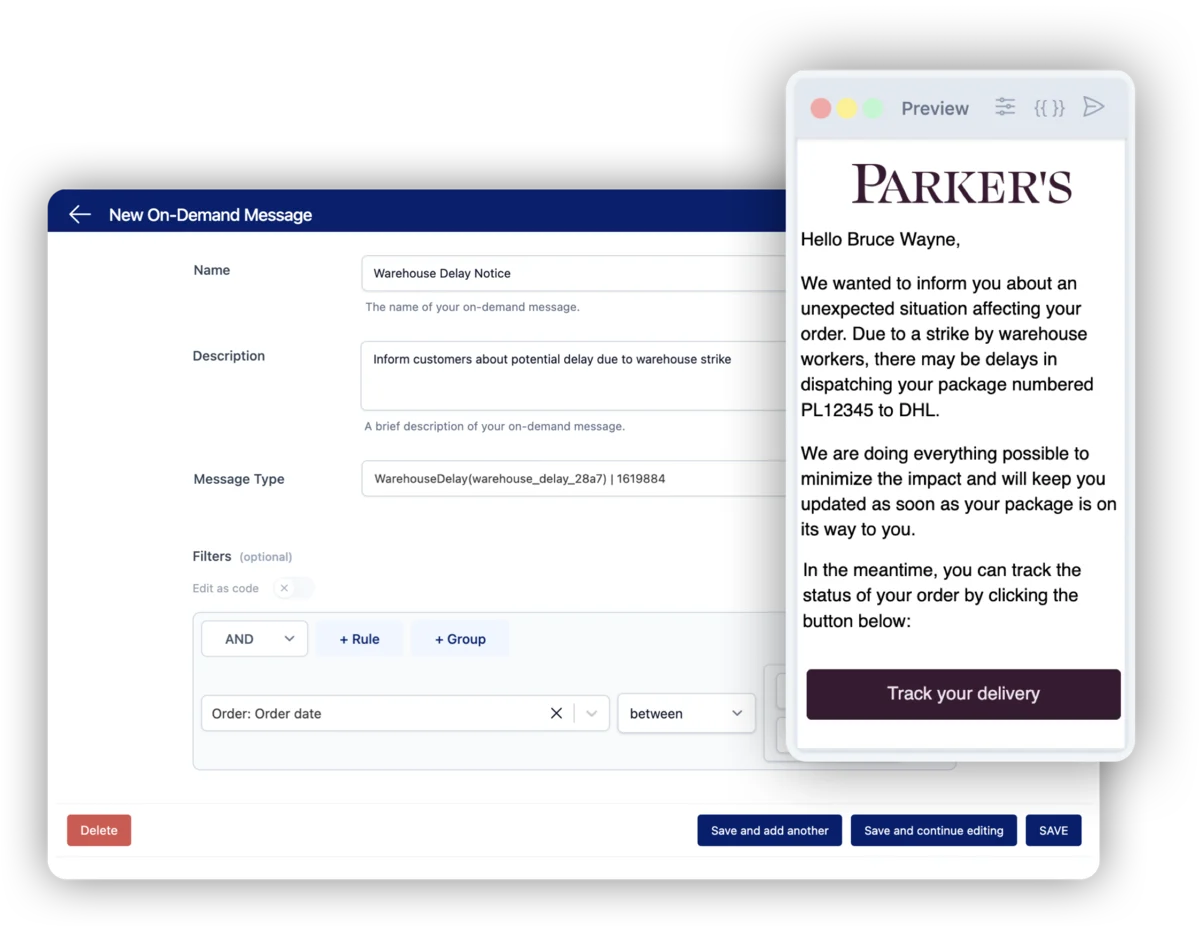 On-demand messaging, premium analytics and App updates cover