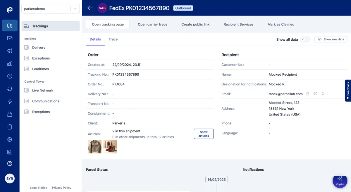 Updated Trackings and Communication modules and new App improvements cover